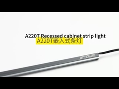 Lampu strip lemari terpencil