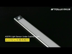 A3378 Lampu Pendant Sensor Tubuh Isi Ulang, 200/400/520*40*12mm, DC12V, 4014-33LED, 1.25W, Ra>90