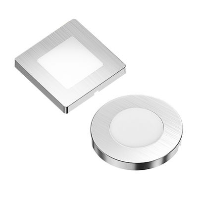 Lampu LED Kabinet Pencahayaan Lampu Puck Bulat Dengan Penutup Magnetik