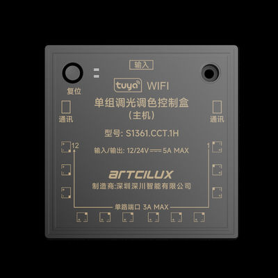 LED Wireless Control Receiver Sensor Switch 2.4GHz Dimming CCT Tuner Controller