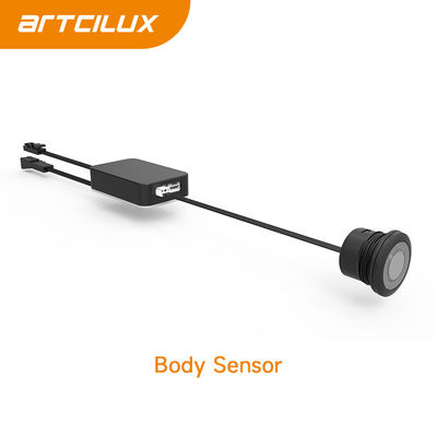 Single Head 12V / 24V Sensor Sentuh Switch Cahaya Recessed Dipasang Untuk Lemari Furnitur
