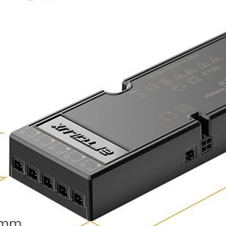 Serbaguna 80% Efisiensi Rack Mount Power Supply untuk Lingkungan Terbatas 6.3 X 2.4 X 1.4 Inch