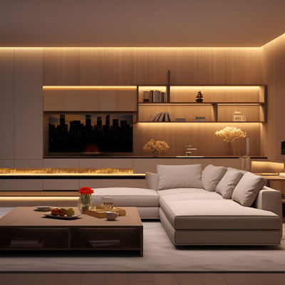 Desain Luminescence Refleksi miring LED Cahaya Aluminium Profil A220EA